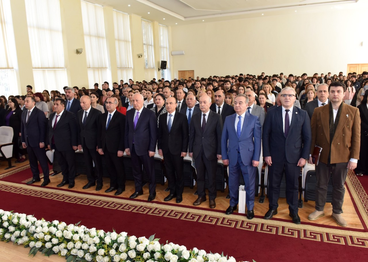 Sumqayıtda “Şəhərsalma və Memarlıq İli”nə həsr olunmuş konfrans keçirilib - FOTOLAR